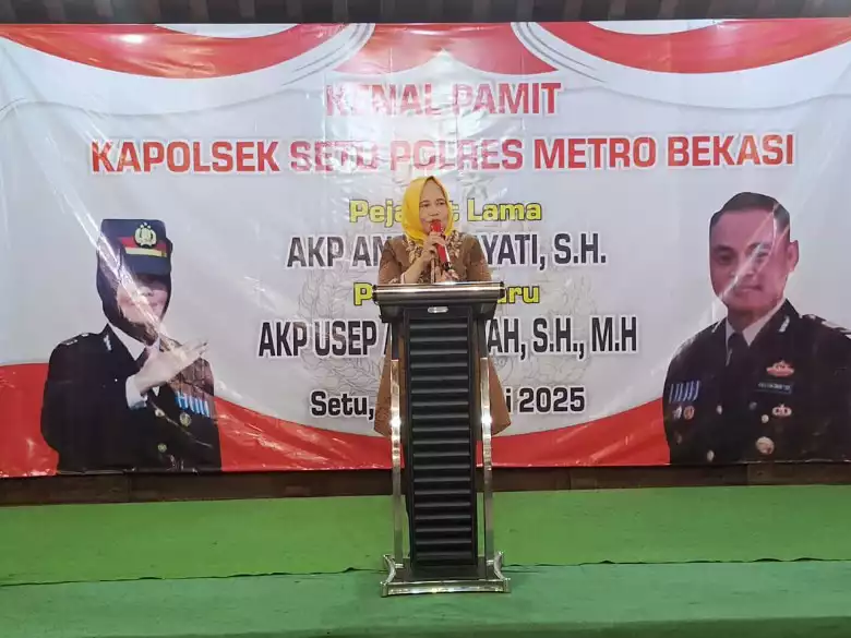 Kenal Pamit Kapolsek Setu