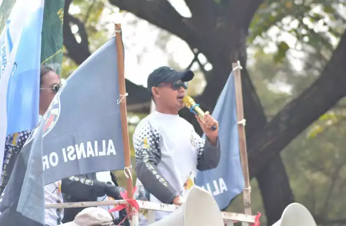 Aksi Damai LSM Garda Bekasi