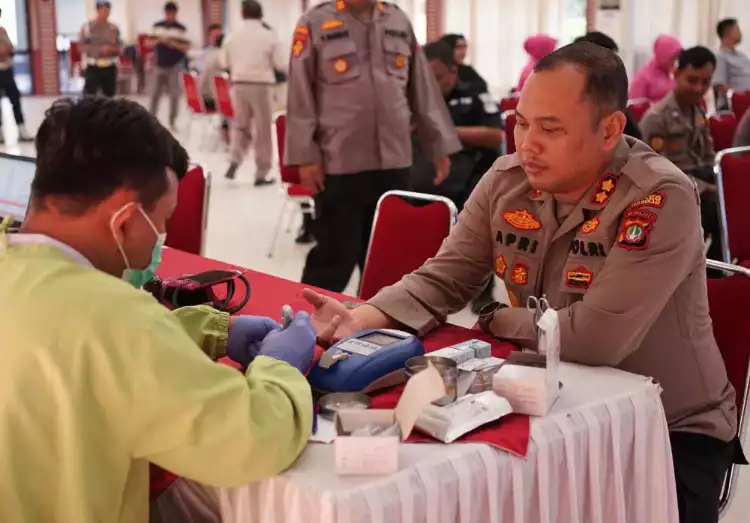 Donor Darah Polres Metro Bekasi