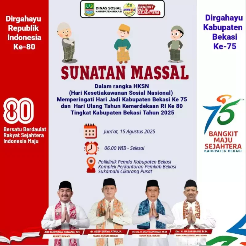Sunat Massal Kabupaten Bekasi