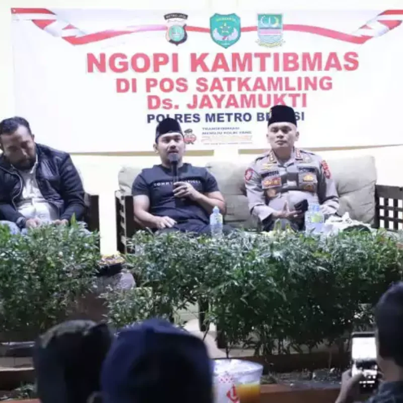 Ngopi Kamtibmas Polres Metro Bekasi