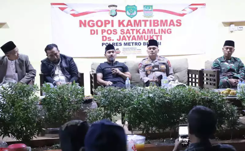 Ngopi Kamtibmas Polres Metro Bekasi