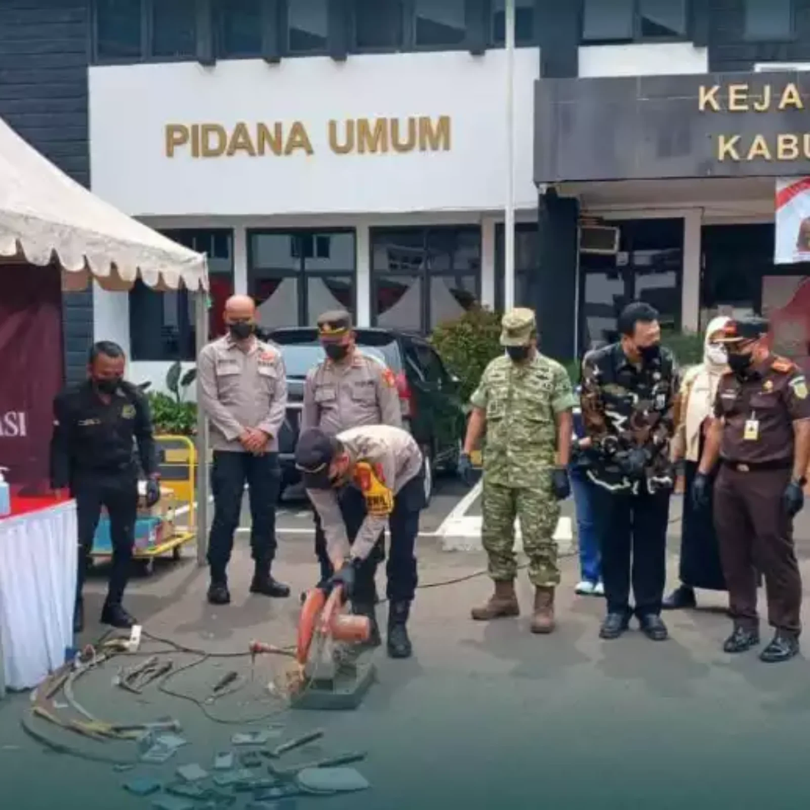Pemusnahan Barang Bukti